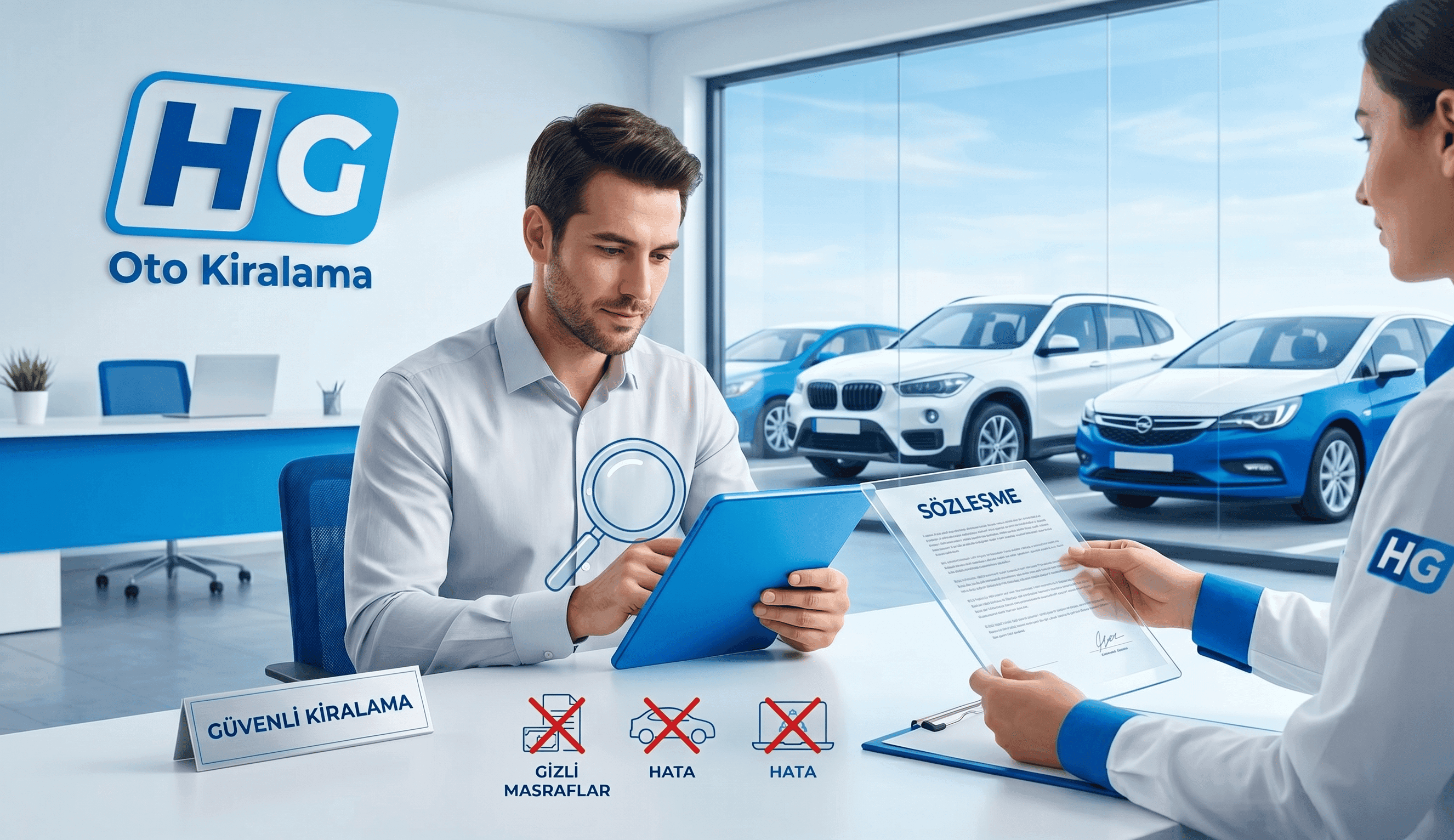 Güvenilir ve şeffaf araç kiralama sözleşmesi incelemesi