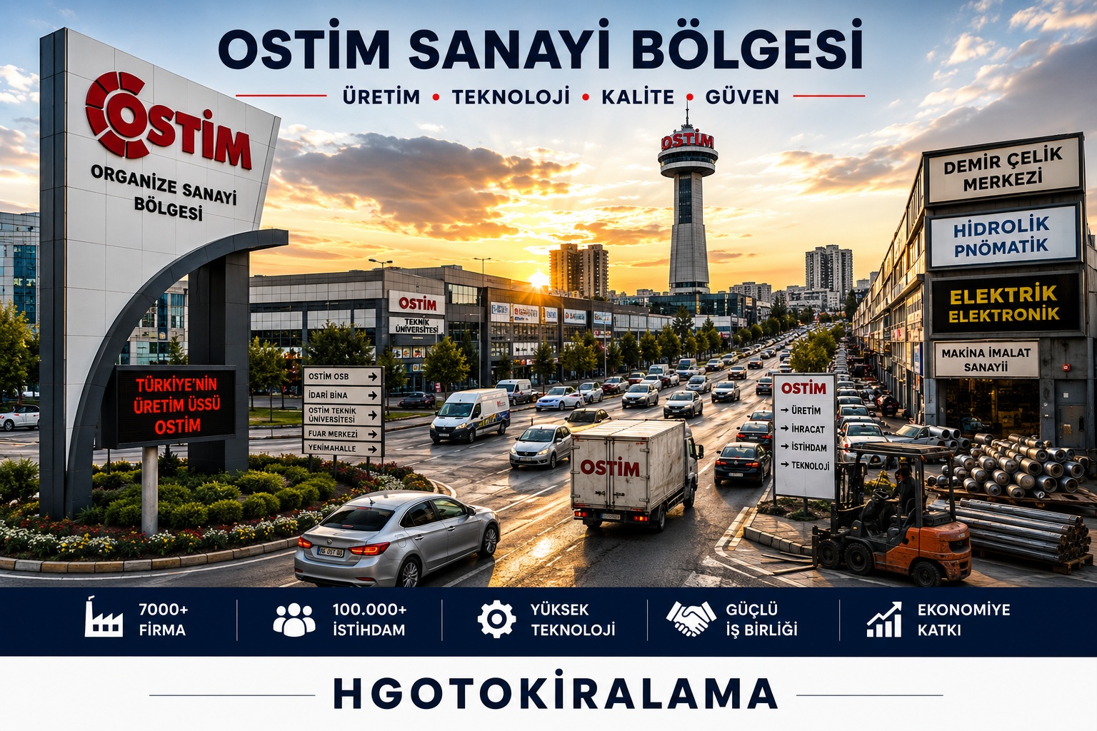 Ostim oto kiralama fiyatları ve segment seçimi