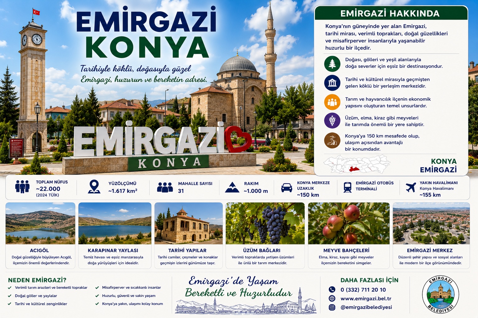 Emirgazi Konya araç kiralama | HG Blog